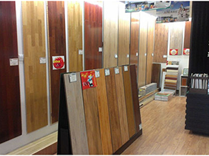 地板行业贴标机定制案例