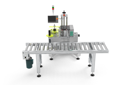 侧面在线打印不干胶贴标机