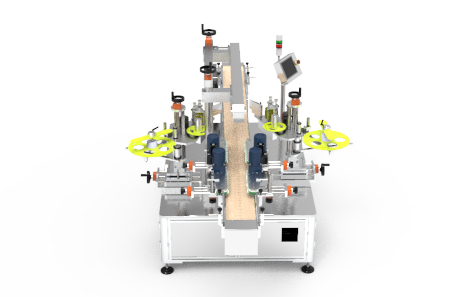 双面兼圆瓶不干胶贴标机