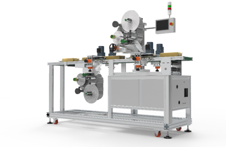 纸箱上下面不干胶贴标机