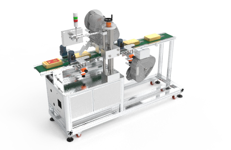 纸箱上下面不干胶贴标机