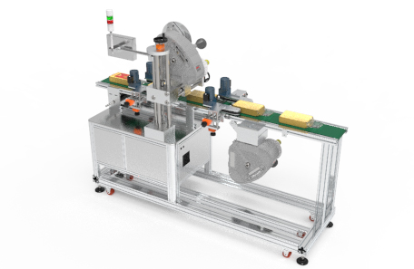 纸箱上下面不干胶贴标机