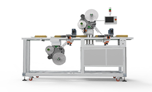 纸箱上下面不干胶贴标机