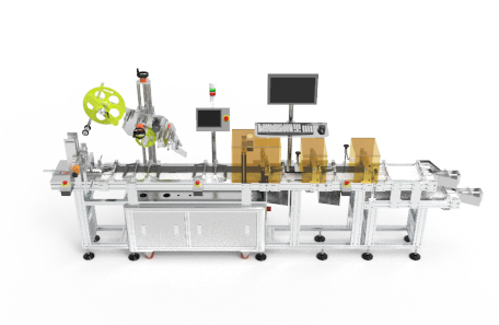 包装袋分页贴标机