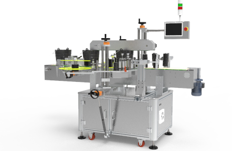 润滑油桶贴标机