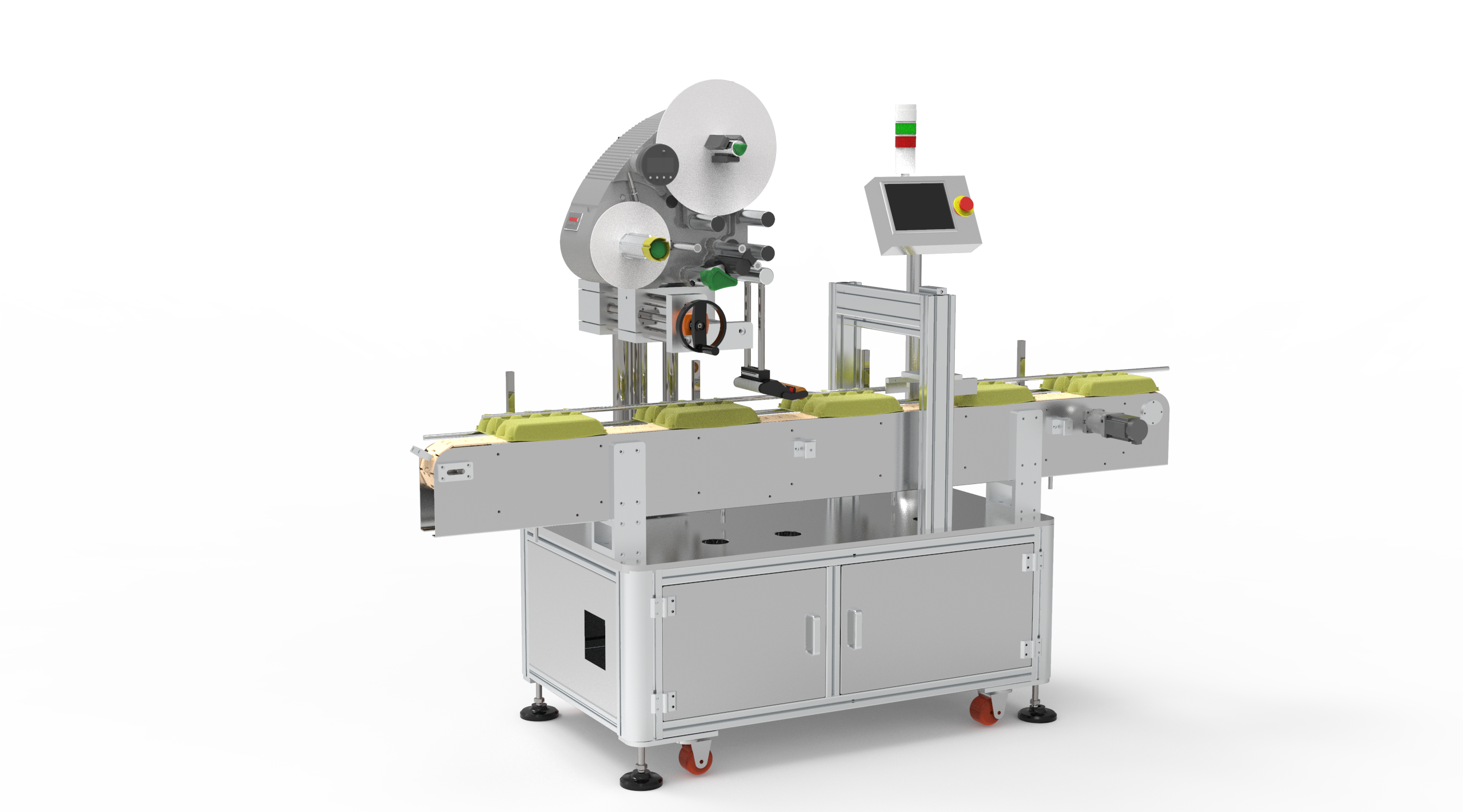 鸡蛋盒不干胶贴标机