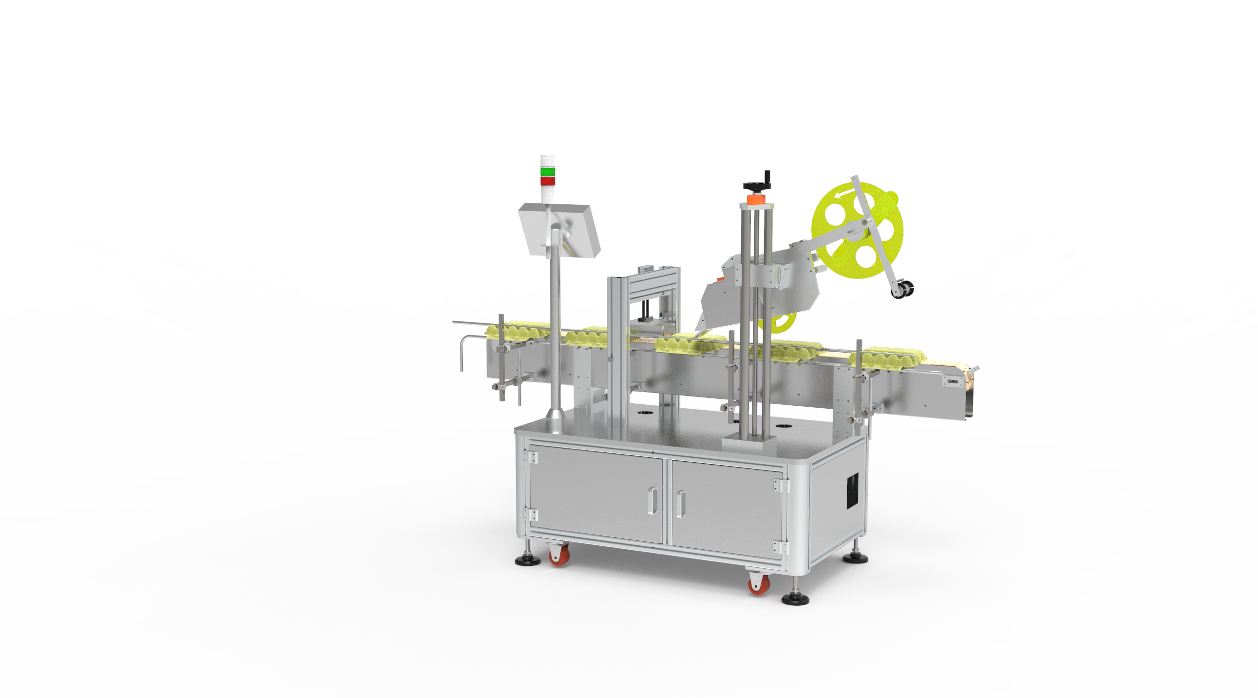 鸡蛋盒不干胶贴标机